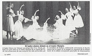 Fotografía del Ballet del Cascanueces